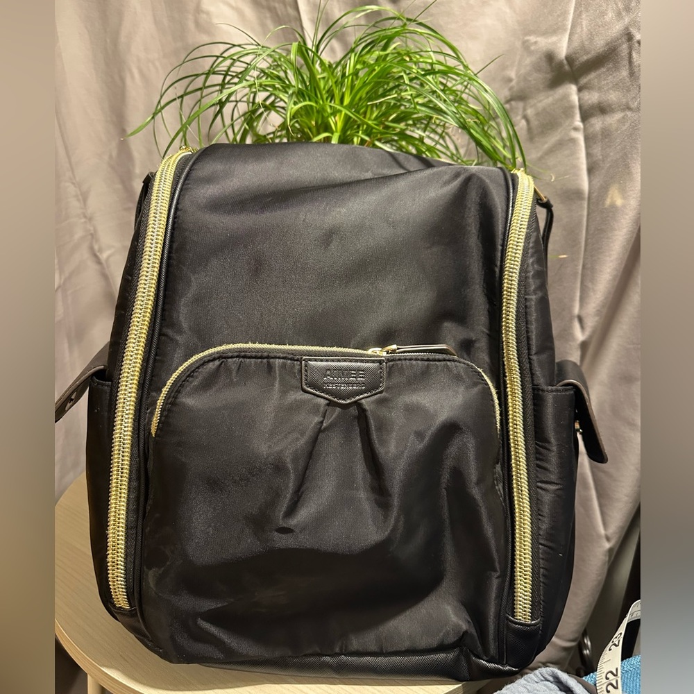 Aimee Kestenberg Black & Gold Backpack
